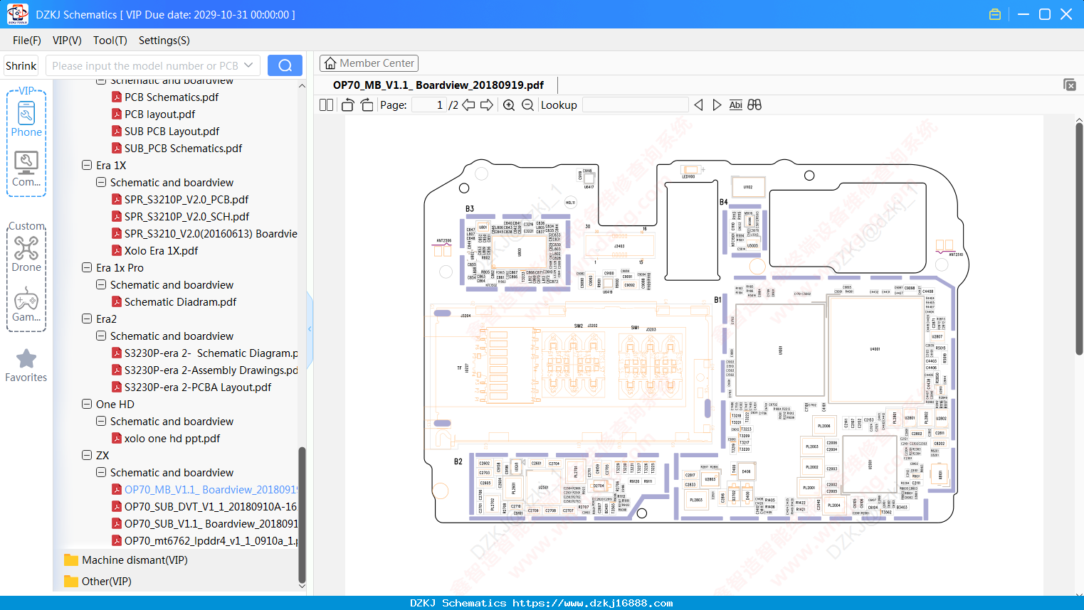 XOLO OP70_MB_V1.1_ Boardview_20180919